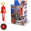 INFINITY NADO Trottola Fiery Dragon, Non Stop con Lanciatore Magnetico e Anello in Metallo, Giocattolo per Bambini dai 5 Anni in su, Multicolore