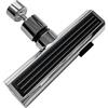 IGTOPS Rubinetto da cucina a cascata, rubinetto da cucina, beccuccio a cascata, girevole universale, connettore universale, rotazione a 360°, rubinetto da cucina multifunzione ad alta pressione (argento)
