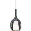 Ideal Lux KALIQUE LAMPADARIO SOSPESO 1 LUCE ATTACCO E27 DOPPIO VETRO SATINATO E FUME' 18X36CM