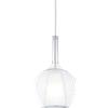 Ideal Lux KALIQUE LAMPADARIO SOSPESO 1 LUCE ATTACCO E27 DOPPIO VETRO SATINATO E TRASPARENTE 18X33CM