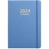 COMFOLIVING Agenda Libro Planner 2024,Agenda 2024 - Libro 'agenda quotidiana | Agenda mensile settimanale 2024, taccuino di pianificazione calendario per programmi giornalieri [CD-ROM]