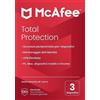 McAfee Total Protection 3 dispositivo 2025 12 mesi VPN sicura, software di sicurezza che include antivirus, gestore delle password, monitoraggio dell'identità Consegna postale