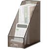 Kx9Lb8d portadocumenti Portadocumenti verticale in metallo for l'archiviazione di documenti, for forniture for ufficio domestico Vassoi per lettere(Nero)