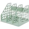 Kx9Lb8d portadocumenti Scaffale for archiviazione dati da ufficio, scaffale for libri, riviste, file Vassoi per lettere(Green)