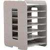 Kx9Lb8d portadocumenti Cartella dati desktop multistrato for archiviazione file rack Vassoi per lettere