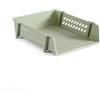 Kx9Lb8d portadocumenti Organizzatore da scrivania, portadocumenti impilabile, , vassoio A4 Vassoi per lettere(Green)