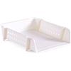 Kx9Lb8d portadocumenti Organizzatore da scrivania, portadocumenti impilabile, , vassoio A4 Vassoi per lettere(Bianco)