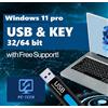 PC-TECH TECH USB Compatible with Windows 11 professional 64 Bit USB With Key. Factory Fresh, Recover, Repair and Restore. Key Included and USB Install. Fix Desktop & Laptop. Free 24/7 Technical Support.