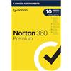 Norton 360 Premium 2025, Antivirus 10 dispositivi, 1 anno, prodotto fisico