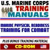 21st Century U.S. Marine Corps (USMC Marines) Training Manuals: Marine Physical Readiness Training for Combat MCRP 3-02A (CD-ROM)