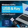 Generic PC-TECH Compatible with Windows 10 Professional 64 Bit USB With Key. Factory fresh, Recover, Repair and Restore. Key code and USB install Included. Fix PC, Laptop and Desktop. Free Technical Support