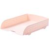 Kx9Lb8d portadocumenti Vassoio portadocumenti for camera da letto, studio, scrivania, scaffale for ufficio, cestino for organizzare libri Vassoi per lettere(Pink)