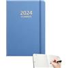 Generico Agenda 2024, agenda giornaliera 2024,Libro 'agenda quotidiana | Agenda mensile settimanale 2024, taccuino di pianificazione calendario per programmi giornalieri