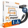 Laplink PCmover Ultimate 11 - Facile migrazione di applicazioni, file e impostazioni da un vecchio PC a un nuovo PC - Software di trasferimento dati - Con cavo Thunderbolt ad altissima velocità