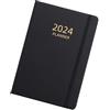 Povanjer Agenda 2024,2024 Agenda Planner,Libro 'agenda | Agenda giornaliera settimanale e mensile 2024, agenda per lavoro, scuola, casa [CD-ROM]