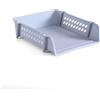 Kx9Lb8d portadocumenti Organizzatore da scrivania, portadocumenti impilabile, , vassoio A4 Vassoi per lettere(Blue)