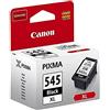 Canon Cartucce Canon PG-545XL NERO - 1 PEZZO - Ricarica Getto D'Inchiostro Alta Resa Elevata Per Stampanti PIXMA iP2850, MG2450, MG2550, MG2555, MG2950, MG2950S, MX495