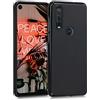 kwmobile Custodia Compatibile con Motorola One Action Cover - Back Case per Smartphone in Silicone TPU - Protezione Gommata - nero matt