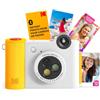 KODAK Smile+ Fotocamera Digitale Istantanea 2-in-1 e Stampante Fotografica Wireless Bluetooth, 10 MP, Obiettivo Rotante con Effetti Speciali, Foto Zink 2x3 (5,1x7,5 cm) con Retro Adesivo, Bianco