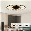Sky angle Lampada a Soffitto con Telecomando, LED Dimmerabile 38W 4560 Lumen, Lampada a LED per Soggiorno, Camera da Letto, Bagno, Cucina