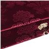 NAKAN Tessuto in Velluto Goffrato Tappezzeria Tessuto al Metro 140cm Larghezza Stile Vintage per L'Home Decor, Artigianato da Cucito, Divano Copertura, Tenda(Color:RED2)