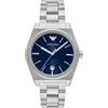 Emporio Armani Orologio Analogico al Quarzo Uomo con Cinturino in Acciaio Inossidabile AR11620, Blu cobalto