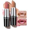 Anglicolor 2Pcs Rossetto Rosa&Dorato Metallizzato,Perlato 3D Sottile