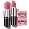Anglicolor Rossetto Glitter,Rossetto Metallizzato Lucido,Rossetti Texture Cremosa,Formula Idratante,Trucco Naturale Idratante Per Le Labbra (#11+#15, 8g)