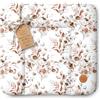 Totsy Baby Fasciatoio neonato 72x75 cm - universale portatile materassino rigido a cuneo tappetino per cassettiera lavatrice e tavolo lavabile e impermeabile Foglie