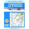 L'Escursionista Valgrisenche, Val di Rhêmes. Carta scialpinistica 1:25.000. Ediz. multilingue