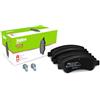 VALEO Imbottiture per freni Expert 301464A, Set di 4 imbottiture, Asse anteriore, Completamente dotato di accessori montati - Certificate ECE-R90