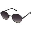 Crullé Artsy C1 | Occhiali da Sole Graduati o Non Graduati | Prova Online | Unisex | Metallo | Esagonale | Nero | Adrialenti