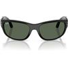 Ray-Ban Occhiali da Sole RJ9189S 100/71 Mini Balorama Nero/Verde Scuro Bambini 55/16/120
