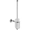 Lineabeta Portascopino con supporto a muro Venessia in ottone cromato