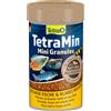 TETRA 100 ml TetraMin Mini Granules Mangime Completo in Mini Granuli Pellet con Nutrienti di Alta Qualità per Tutti i Pesci Tropicali di Taglia Piccola da Acquario