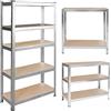 Humberg 4850 - Scaffale per carichi pesanti con 5 ripiani in MDF 205 x 120 x 45 cm
