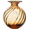 Vaso Elios Onlylux Ambra H15 cm in Vetro Soffiato
