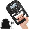 Ryaco Misuratore di forza manuale digitale, 180 kg, dinamometro portatile, portatile, con display LCD, per sport, casa, scuola, colore nero