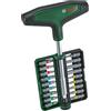 Bosch Bit-Schraubendreher-Set mit T-Griff 19-teilig (Zubehör Handwerkzeug)