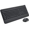 Logitech 920-011004 tastiera mouse incluso ufficio bluetooth qwerty us international grafite
