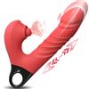 YAWNSHE dildo vibrante con funzione a spinta, vibrazione 3 in 1 per pu