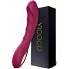 YICOCO vibratore in silicone per punto G, dispositivo intimo 1 St