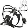 FOPS set di manette con harness, cintura bondage regolabile 1 St