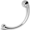 FOPS doppio dildo in metallo da 16 cm, plug anale, dildo per stimolazi