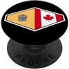 Canada Heritage Union Roots New Jersey e Canada Uniti nelle Radici PopSockets PopGrip Adesivo