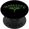 The Enlightened Collection Namaste Occhi di Saggezza Verde Di Buon Mercato PopSockets PopGrip Adesivo