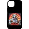 Pitbull Terrier Puppy Lover PS Custodia per iPhone 15 Plus Divertente retrò giapponese Dogzilla Pitbull Terrier amante dei cani