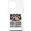 Reading Puppy Book Mom Dog Lover Custodia per iPhone 12 Pro Max Book Mom Dog Lover Letture Accoglienti E Coccole Per Cani