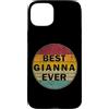 First Names Apparel vintage Style Custodia per iPhone 15 Plus Nome personalizzato Gianna I love Gianna Retro Vintage Style