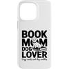 Reading Puppy Book Mom Dog Lover Custodia per iPhone 14 Pro Max Book Mom Dog Lover Letture Accoglienti E Coccole Per Cani